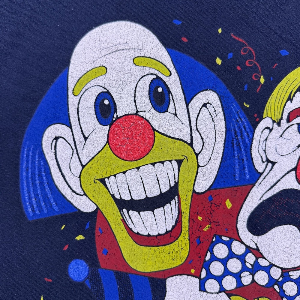 Vintage Screen Stars Mens Ringling Bros Circus Clown Faces T-Shirt‎ Size XL - Picture 10 of 11